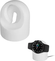kwmobile Kabellose Ladestation kompatibel mit Samsung Galaxy Watch 4 / Watch 4 Classic / Watch 3 / Watch Active 2 Halterung - Ladeständer-Halter für