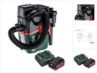 Metabo AS 18 L PC Compact Akku Sauger 18 V 6 l IPX4 Staubklasse L Nass und Trocken + 1x Akku 5,5 Ah + Ladegerät