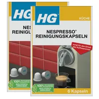 HG Nespresso Reinigungskapseln 6 stk. (2er Pack)