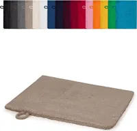 Waschhandschuh 15x21 cm Waschlappen 100% Baumwolle, Farbe: Beige