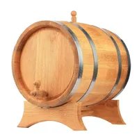 MB Manufaktura Barel Eichenfass aus Naturholz, Eiche, Hellbraun, für Whisky, Wein, Likör – 40 Liter