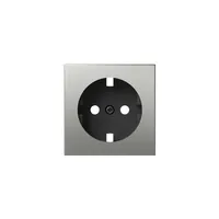 Gira Abd. SCHUKO-Steckd. System 55 Edelstahl 4920600
