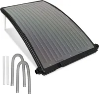 SWANEW Sonnenkollektor Solar Poolheizung Solarheizung Pool Heizungen Solaranlage Warmwasser Gartendusche 110 x 69 x 14 cm fuer Pool