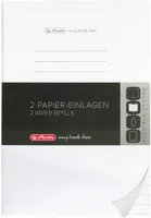 herlitz Papier-Ersatzeinlagen für Notizheft my.book flex A4 liniert 2x 40 Blatt