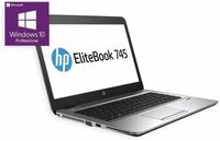 Notebook HP EliteBook 745 G4, 14", 256 GB SSD, 8 GB RAM, Win10P, Refurb.