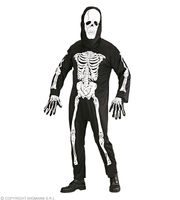 Skelett Kostüm Skelettkostüm Knochen Anzug Knochenmann Knochenkostüm XL 54/56 