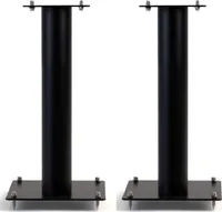 Norstone STYLUM 1 SPEAK STAND/PAIR/BLACK SATIN