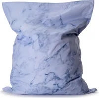 LUMALAND Riesen-Sitzsack XXL 140x180 cm Special Edition Marmor Wasserfestes Indoor & Outdoor Sitzsack über 3 Mio. EPS-Perlen Bean Bag waschbarer Bezug