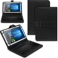 Hülle Tastatur Tasche für Samsung Galaxy Tab S9 FE Schutzhülle Keyboard QWERTZFarben:Schwarz