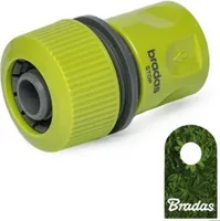 Schlauchkupplung 3/4" mit Wasserstop Lime Edition