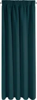 Eurofirany LOGAN Vorhang 135x270 Kräuselband Marineblau