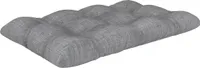 POKAR Palettenkissen mit schöner Steppung Auflage Palettensofa, Größe:Sitzkissen 120 x 80, Farbe:Grau