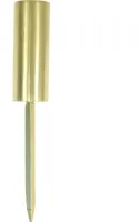 Goldene Stabkerzen Kerzenhalter für Adventskranz Ø2,2cm H15cm 4er Set