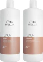 Wella Professionals Fusion Intense Repair Set - Shampoo 1000 ml + Conditioner 1000 ml - NEU