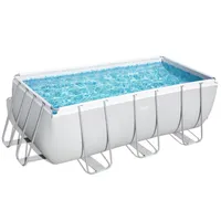 Bestway Power Ocelová bazénová souprava Rechteckig 412x201x122 cm