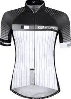 Force dres DASH LADY, krátky rukáv, čierno-biely