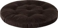 Hängesessel Kissen, Hängekorb Sessel, Indoor/Outdoor, Auflage, Rund, Swing, Schaukelkissen, Sitzkissen für Stuhl, Velvet, Waschbar, Braun, 92 x 92 cm