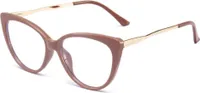 PACIEA Brille Cat Eye Blaulichtfilter Damen Anti-Müdigkeit Computer Gaming Schutz Rosa