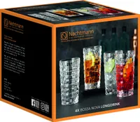 Nachtmann Bossa Nova Longdrinkglas 395 ml, klar (4er Pack)