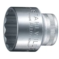 Steckschlüsseleinsatz 45 3/8 Zoll 12-kant SW 18mm L.32mm STAHLWILLE