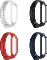 Ersatz für Xiaomi Mi Band 5 Armband - MiBand 5 Bunte Sport Soft Silikon Ersatzbänder Straps für Xiaomi Mi Band 5 (4 Stück)
