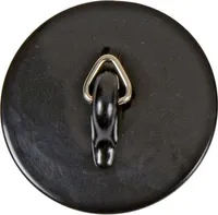 Abflußstöpsel universal Ø 38,5 mm - 50,5mm schwarz