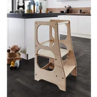 Montessori Lernturm Lernstuhl Kinderstuhl Küchenturm Learning Tower Kindertritt