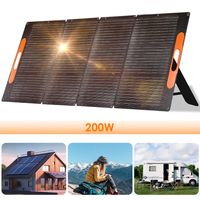 200W Faltbares Solarpanel Solarmodul Solarladegerät für Tragbare Powerstation Camping RV DHL