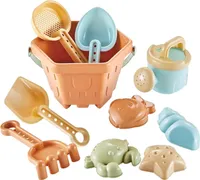 10-teiliges Strand-Sandspielzeug-Set – Sandformen, Eimer, Schaufel & Rechen für Kinder & Kleinkinder