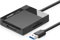 Ugreen CR125 SD/Micro SD/CF/MS USB 3.0 Kartenleser Schwarz
