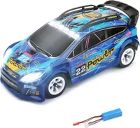 Wltoys 284010 1/28 2,4 G 4WD Gebürstetes RTR RC-Auto Drift LED-Leuchten Hochgeschwindigkeits RC-Spielzeug mit 1 Batterie