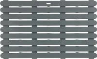 WENKO Badematte grau 50,0 x 80,0 cm