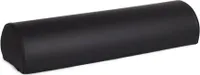 Habys Lagerungsrolle Halbrund, Knierolle, Nackenkissen, Nackenrolle, Lagerungskissen für Massage und Therapie, Kniehalbrolle, 60x18x12cm Schwarz