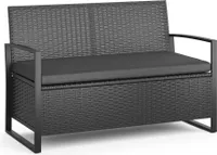 OK-Living Kissenbox , 117 x 76 cm, Schwarz