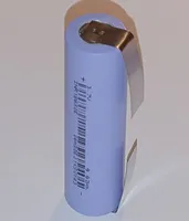 Li-Ion Akku 18650 3,7 Volt 2600mAh 9,62Wh Akku INR18650 mit U Lötfahnen