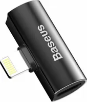 Baseus Audio Converter L46 adaptér z konektoru Lightning na 2x Lightning port černý (CAL46-01)