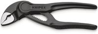 KNIPEX 87 00 100 BK Cobra® XS aufgeprägte, raue Oberfläche grau atramentiert 100 mm