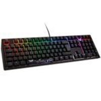Ducky Shine 7 PBT Gaming Tastatur, MX-Black, RGB LED - blackout