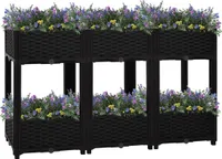 vidaXL Hochbeet 120x40x71 cm Polypropylen