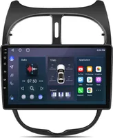Radio samochodowe 1+32GB dla Peugeot 206 od 1998 Wysoka wersja 2Din Android Radio Carplay Navi WIFI DSP GPS DAB Bluetooth