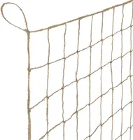 GardenGloss Jute Ranknetz Nachhaltig 100% Biologisch Abbaubar - Mit grosser Maschenweite für Gurken, Tomaten und Anderen Gemüsepflanzen - (2m x 2.5m)