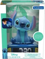 Lexibook Disney Stitch Digitaler 3d-wecker Blau  Blau One Size