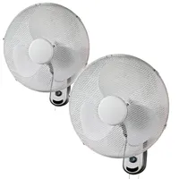 Nástenný ventilátor 45 W, 3 nastaviteľné rýchlosti, jednoduchá inštalácia, priemer 40 cm, EÚ