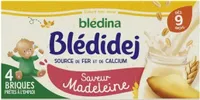 Babymilch und Müsli ab 9 Monaten BLEDINA 250 ml