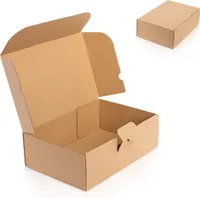 WPTrading - 100 Stück DHL Kleinpaket Karton 1-wellig 240 x 160 x 75 mm Wellpappe - Versandkarton & Faltkarton für Warenversendung