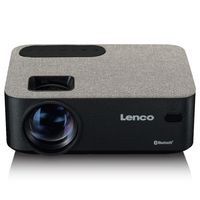 Lenco LPJ-700BKGY - LCD-Projektor mit Bluetooth® - Bis zu 400 cm Projektionsgröße - USB-Eingang - SD-Kartenleser