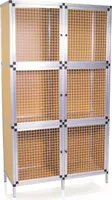 Hochwertiger Hasenstall mit 6 Boxen für Kaninchen, Tauben und andere Kleintiere