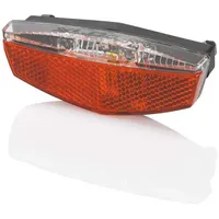XLC LED Rückleuchte USB Gepäckträger inkl. Reflektor StVZO Fahrradlicht Fahrrad Beleuchtung