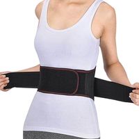 Rückenstütze, Rückenstützgürtel für Lindert Schmerzen, Verstellbarer Taillen Trimmer Gürtel Doppelverschluss, Lendenwirbelstütze, Geeignet für Taillenumfang