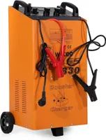 Wiltec Batterieladegerät Booster Class CD 830 12-24 V, mobiles Ladegerät mit Starthilfe für Auto, Motorrad und Lkw, Akkuladegerät mit Schnellladung